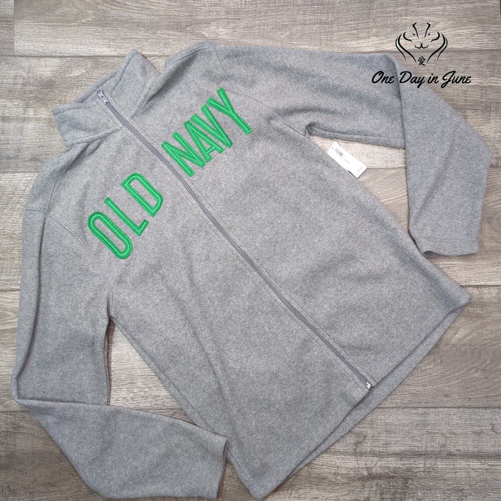 Old Navy Full Zip Fleece Sweatshirt Size M